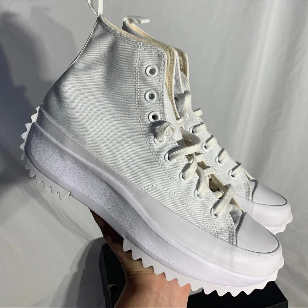 Converse Run Star Hike Chunky‎ White High-Top Men’s Sneakers Casual Streetwear - Picture 5 of 8